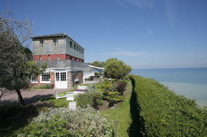The Originals Hotel Le Cise Restaurant Chambres Et Suites Ault Esterno foto